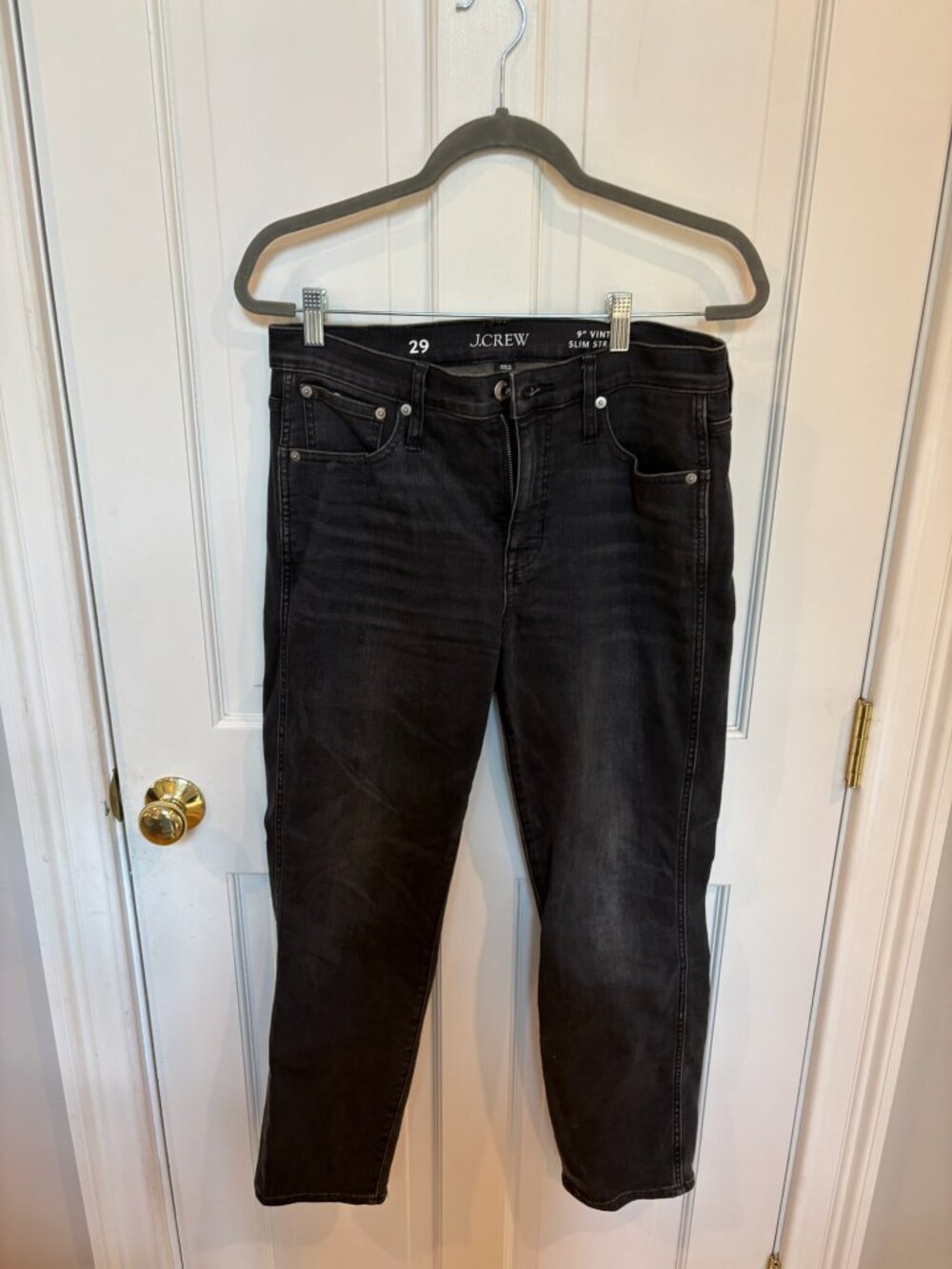 J.Crew 9" Vintage Slim Straight Jeans